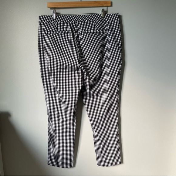 Ralph Lauren Black and White Gingham Dress Pants Size 14 - Picture 2 of 5